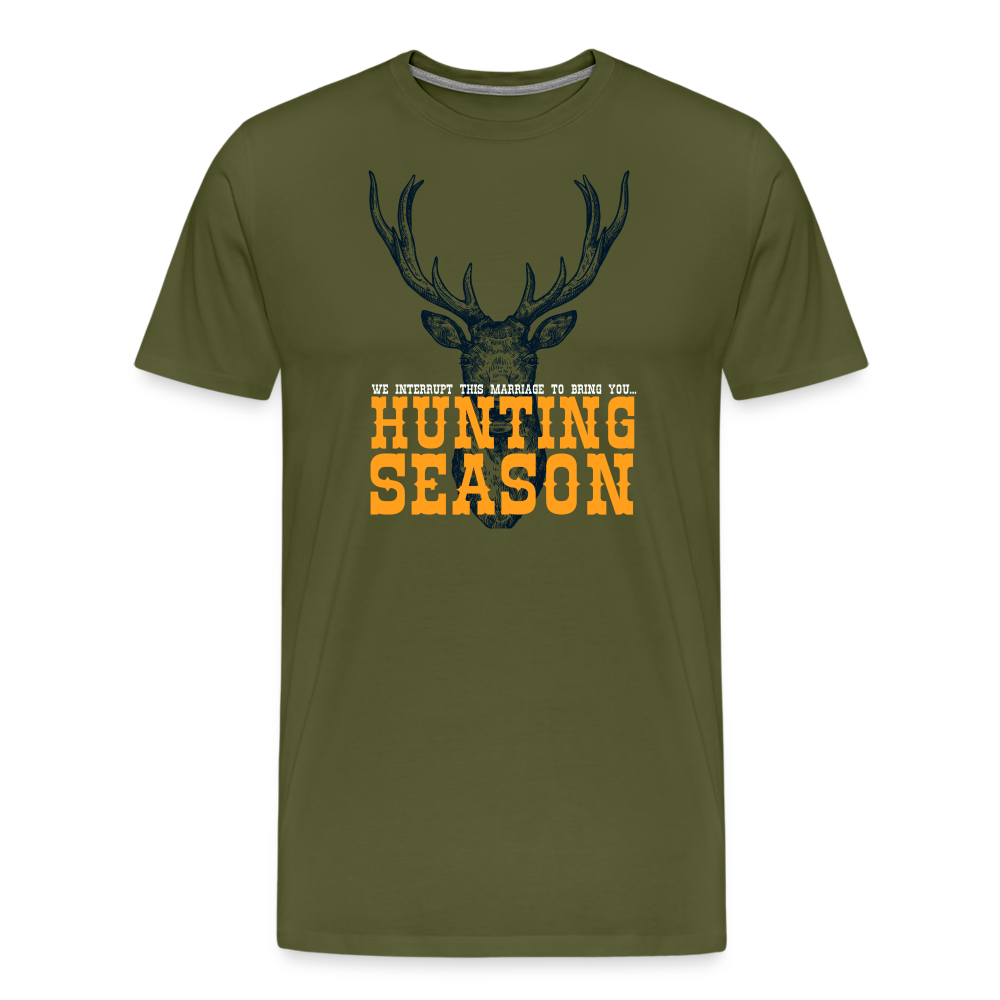 Hunting Season T Shirt - olive green