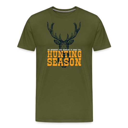 Hunting Season T Shirt - olive green