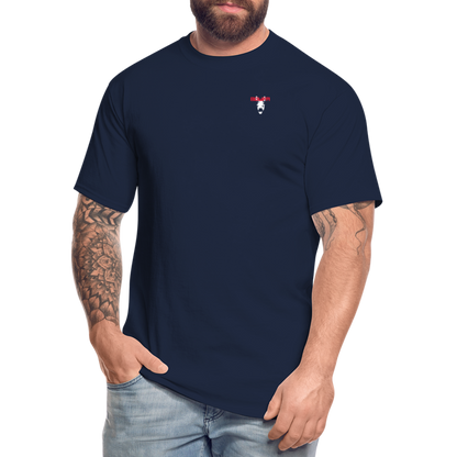 "I like em with long legs and a big rack" Men's Funny Hunting T-shirt - navy